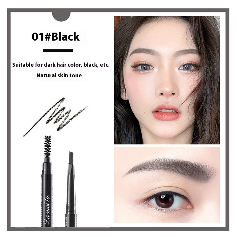 Double-headed Eyebrow Pencil Waterproof Natural Long Lasting