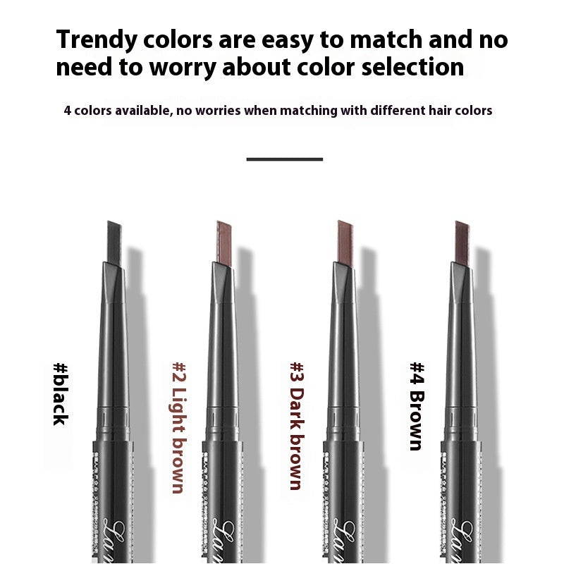 Double-headed Eyebrow Pencil Waterproof Natural Long Lasting