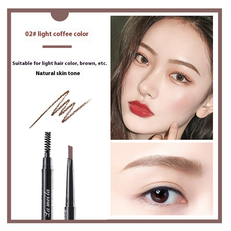 Double-headed Eyebrow Pencil Waterproof Natural Long Lasting